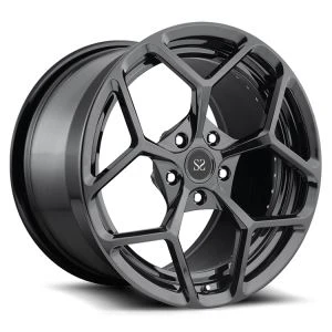 Black 2 Piece Forged Alloy Wheels za Suv Pickup